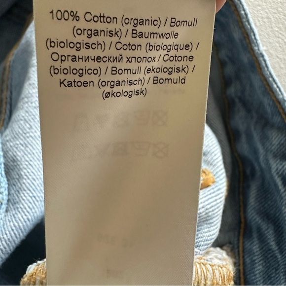 GANNI high rise wide leg woman’s jeans - Picture 6 of 12